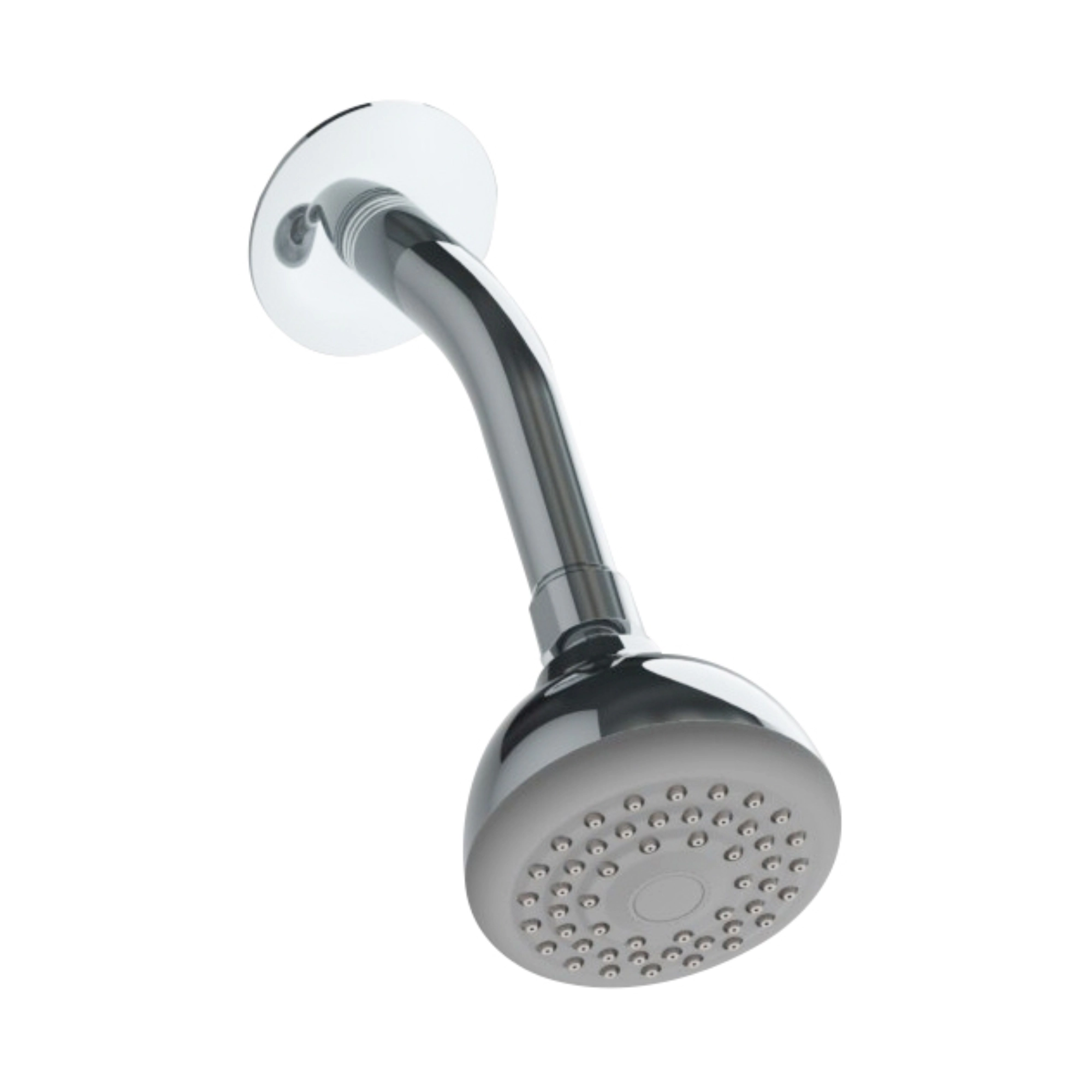 Regadera DICA 3" con Brazo y Chapetón Cromo, modelo 4526BL, Regadera Para Baño