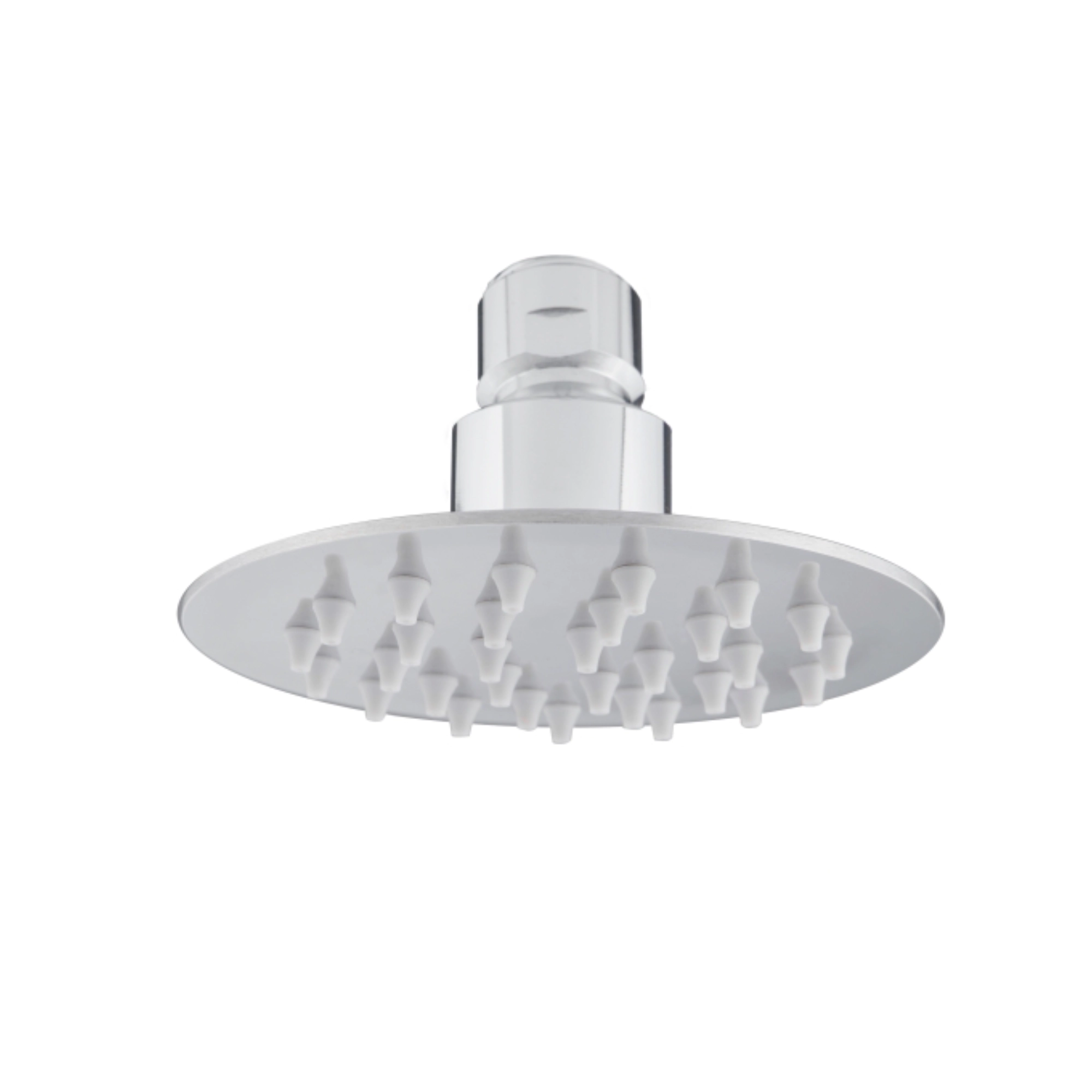Regadera Ecológica DICA 4" Redonda sin Brazo ni Chapetón Cromo, modelo 4534R, Regadera Para Baño
