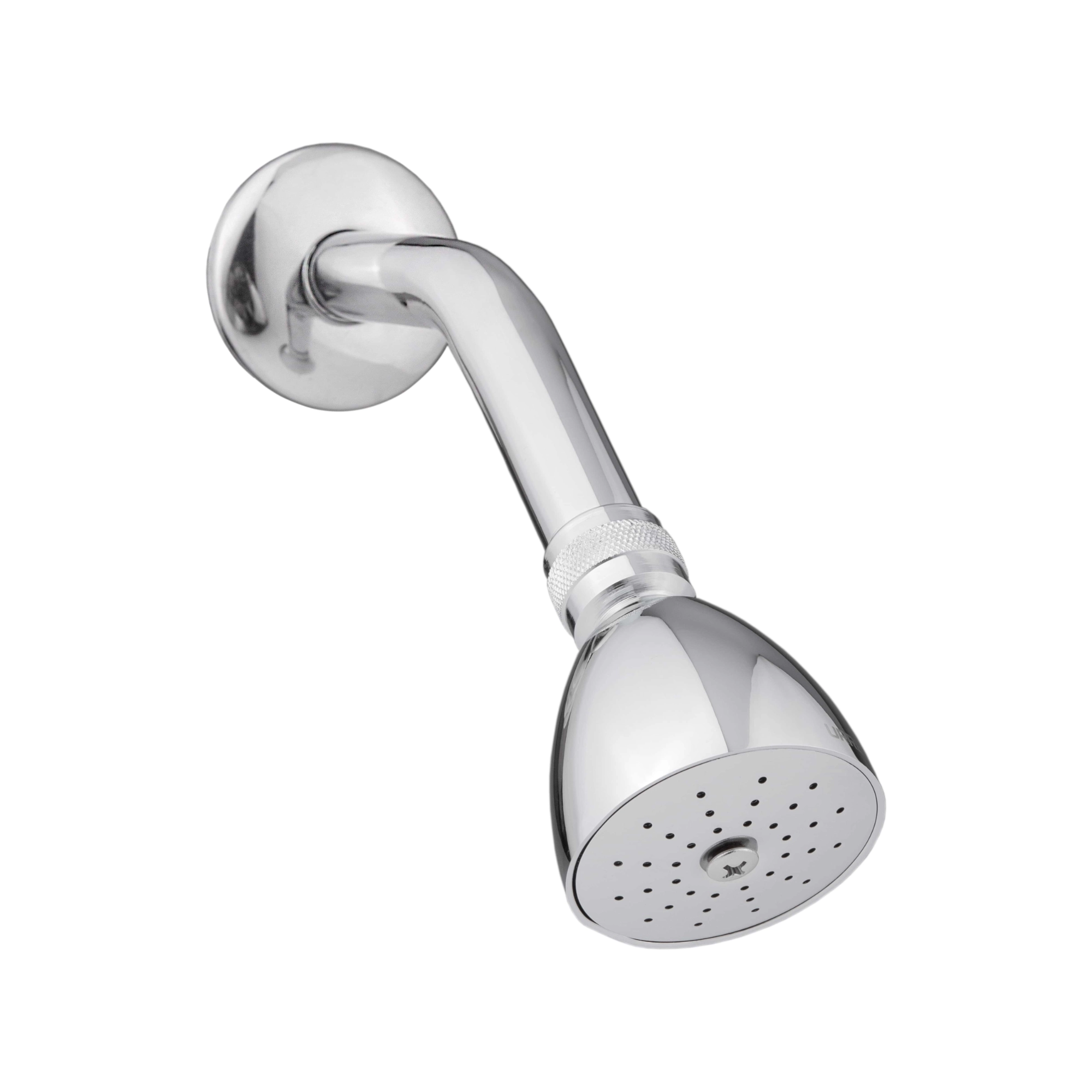 Regadera redonda URREA con brazo y chapetón cromo, modelo 295B, Regadera Para Baño