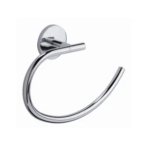 Toallero de argolla Dica acabado cromo, modelo 1009, Accesorios Para Baño