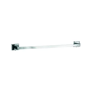 Toallero de barra Urrea semiempotrar acabado cromo, modelo 3305L, Accesorios Para Baño
