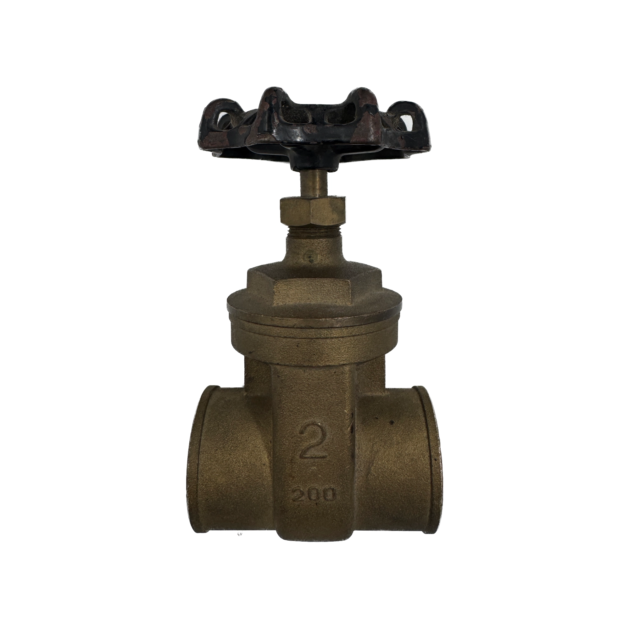 Válvula de compuerta soldable Dica de 2 pulgadas en bronce, modelo 694.51, Valvulas