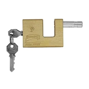 Candado Phillips 9 de latón macizo para cortina metálica
