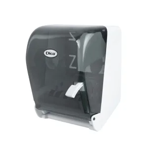 Despachador Dica de ABS humo con palanca para toalla en rollo, modelo 4106TS, Accesorios Para Baño