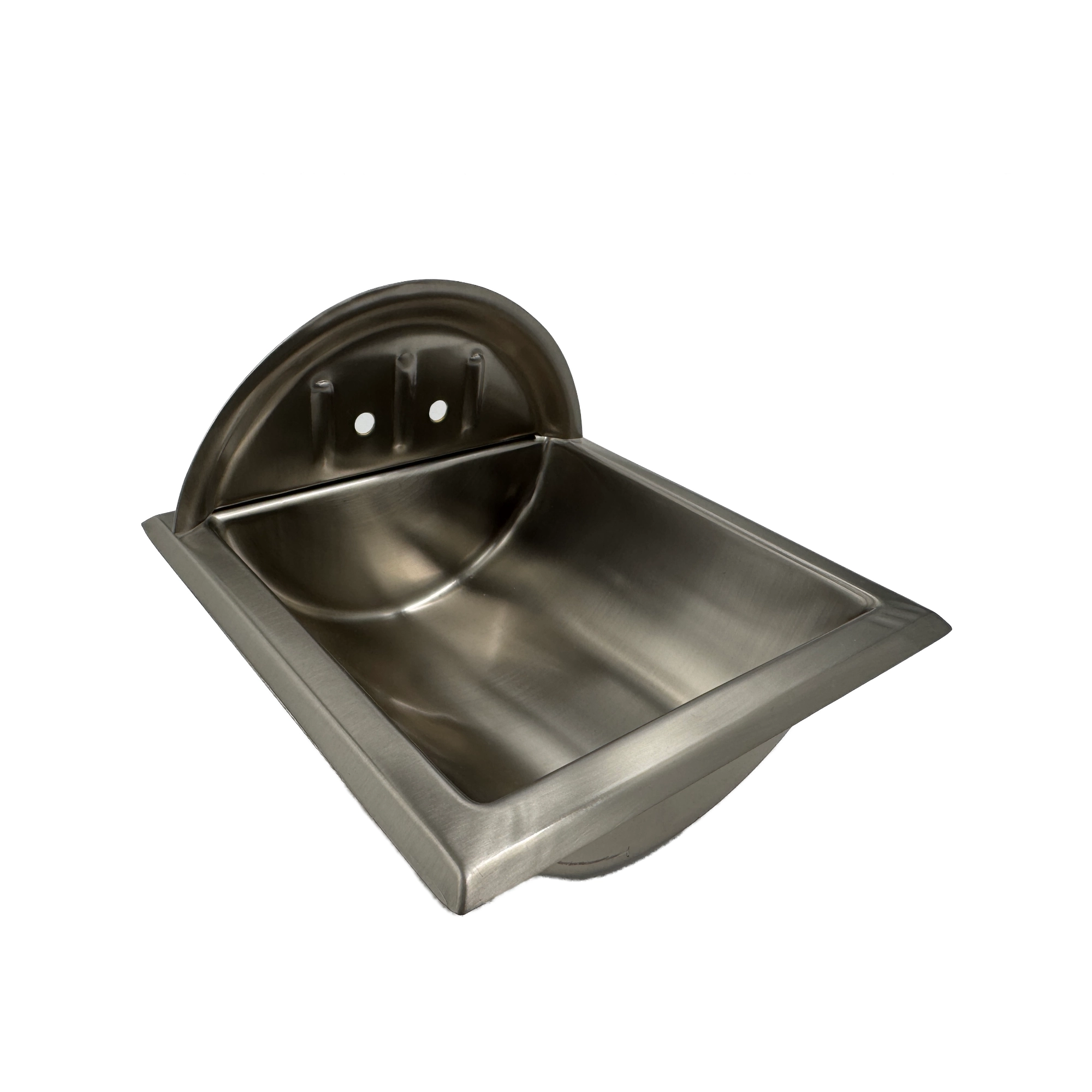 Jabonera de empotrar Urrea línea Clásica acabado acero inoxidable, modelo 33039, Accesorios Para Baño