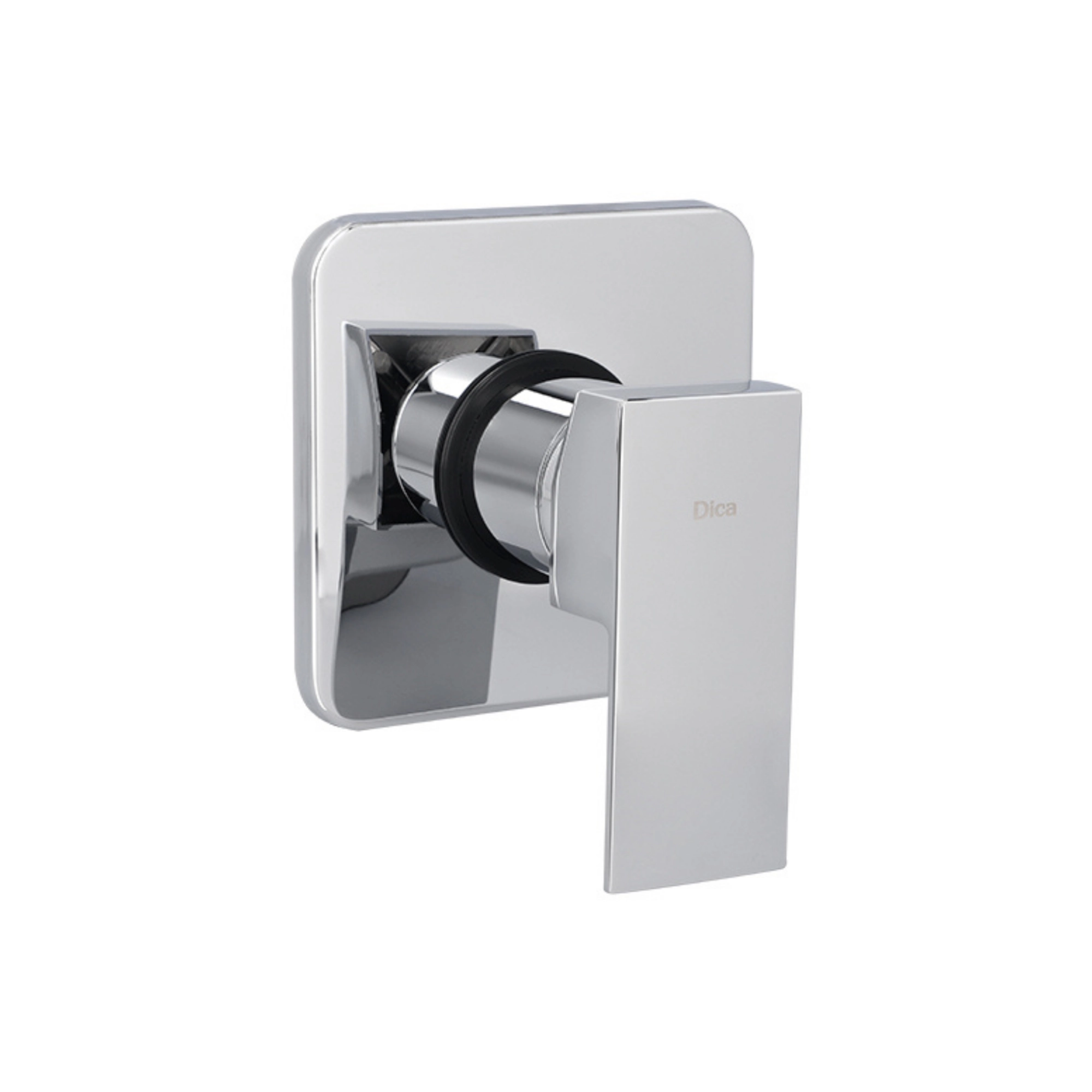 Monomando de empotrar Dica para regadera acabado cromo, modelo 4474, Monomando Regadera O Tina