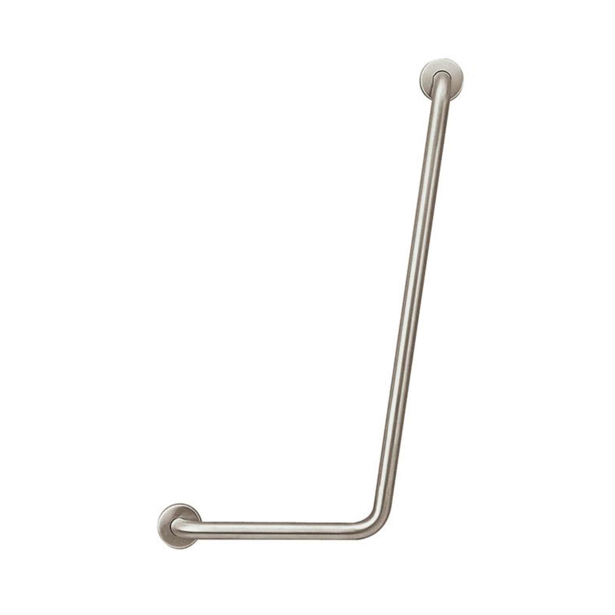 Barra de seguridad angular Hockey izquierda Helvex B-064-S de acero inoxidable, 810 x 350 mm