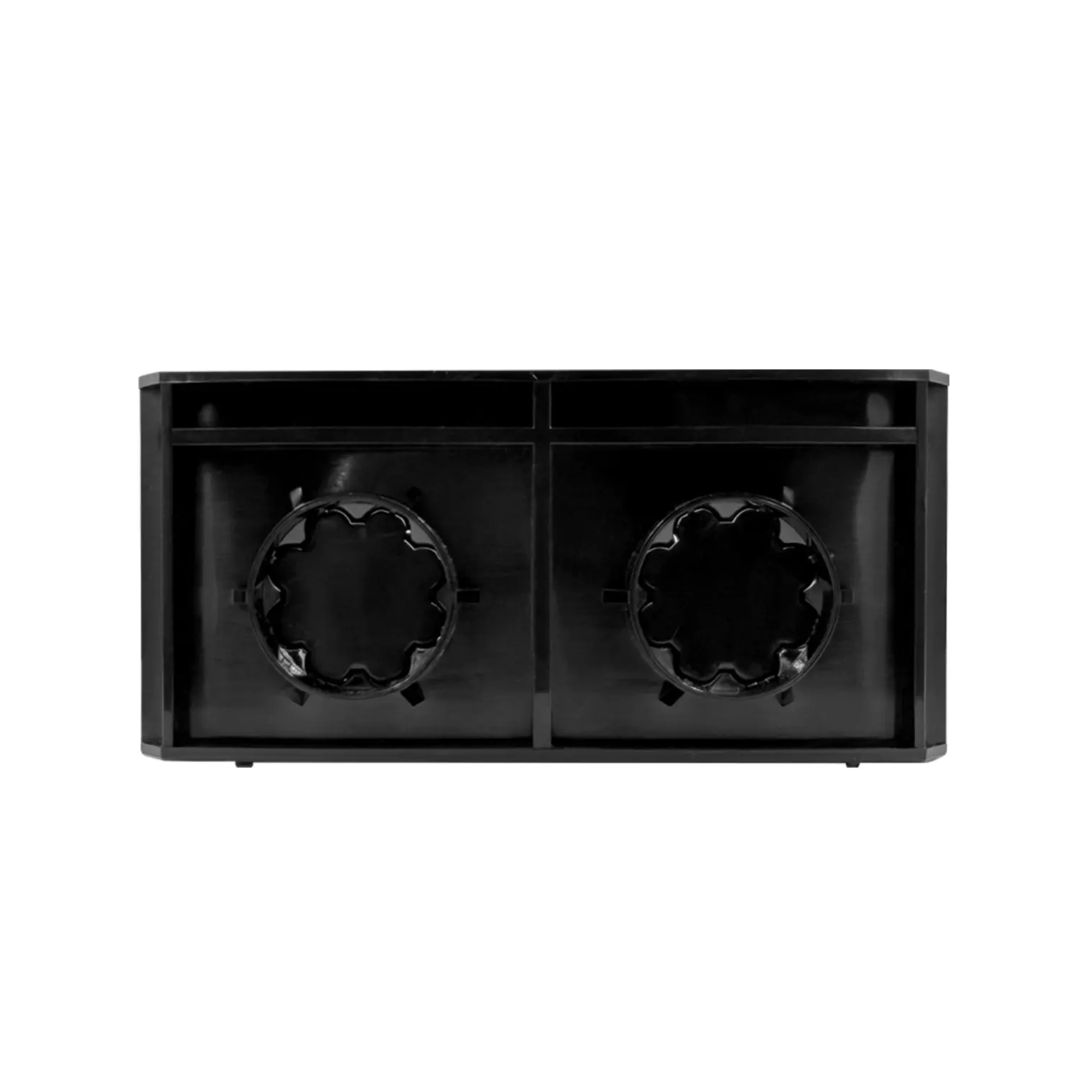 Caja de registro Poliflex negra 3/4″ con tapa 2 en 1 — KP-CATA34-60 Ferretería Onofre Caja de registro Poliflex negra de 3/4" con tapa 2 en 1, modelo KP-CATA34-60