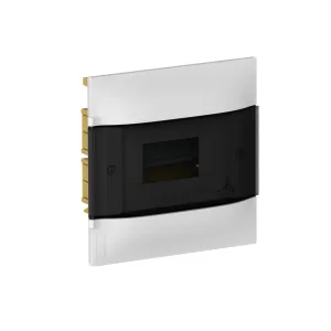 Gabinete de resina blanco Bticino E315PS6K para 6 módulos DIN