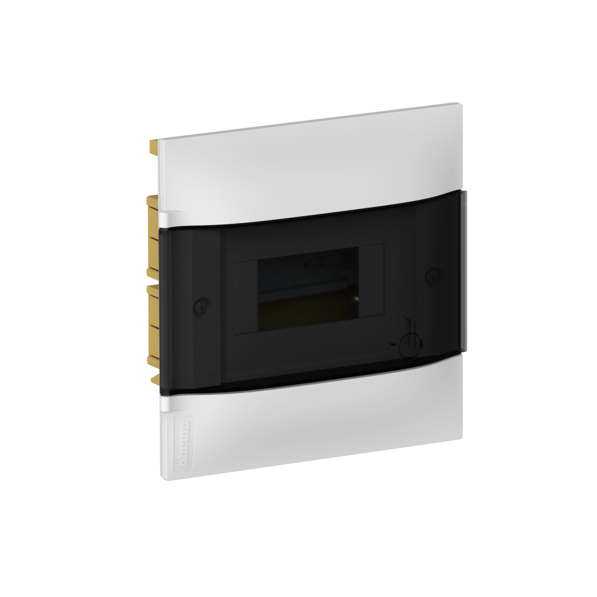 Gabinete de resina blanco Bticino E315PS6K para 6 módulos DIN