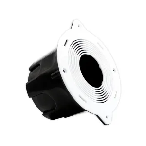 Micro bote Poliflex KP-MICBOT-30 de 10 cm de diámetro con tapa para luminarias empotradas