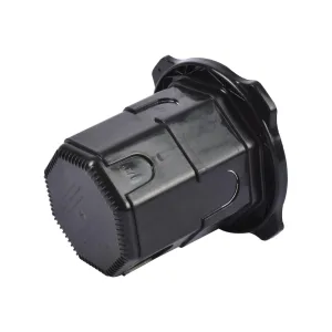 Mini bote integral Poliflex KP-MINBOT-60 de 100 mm en polietileno negro para lámparas halógenas y LED
