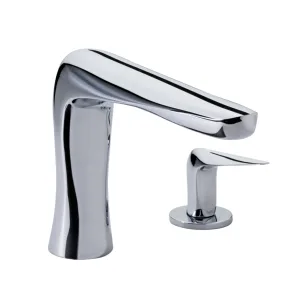 Monomando para lavabo Nautilia Helvex E-924 con desagüe de push, acabado cromo