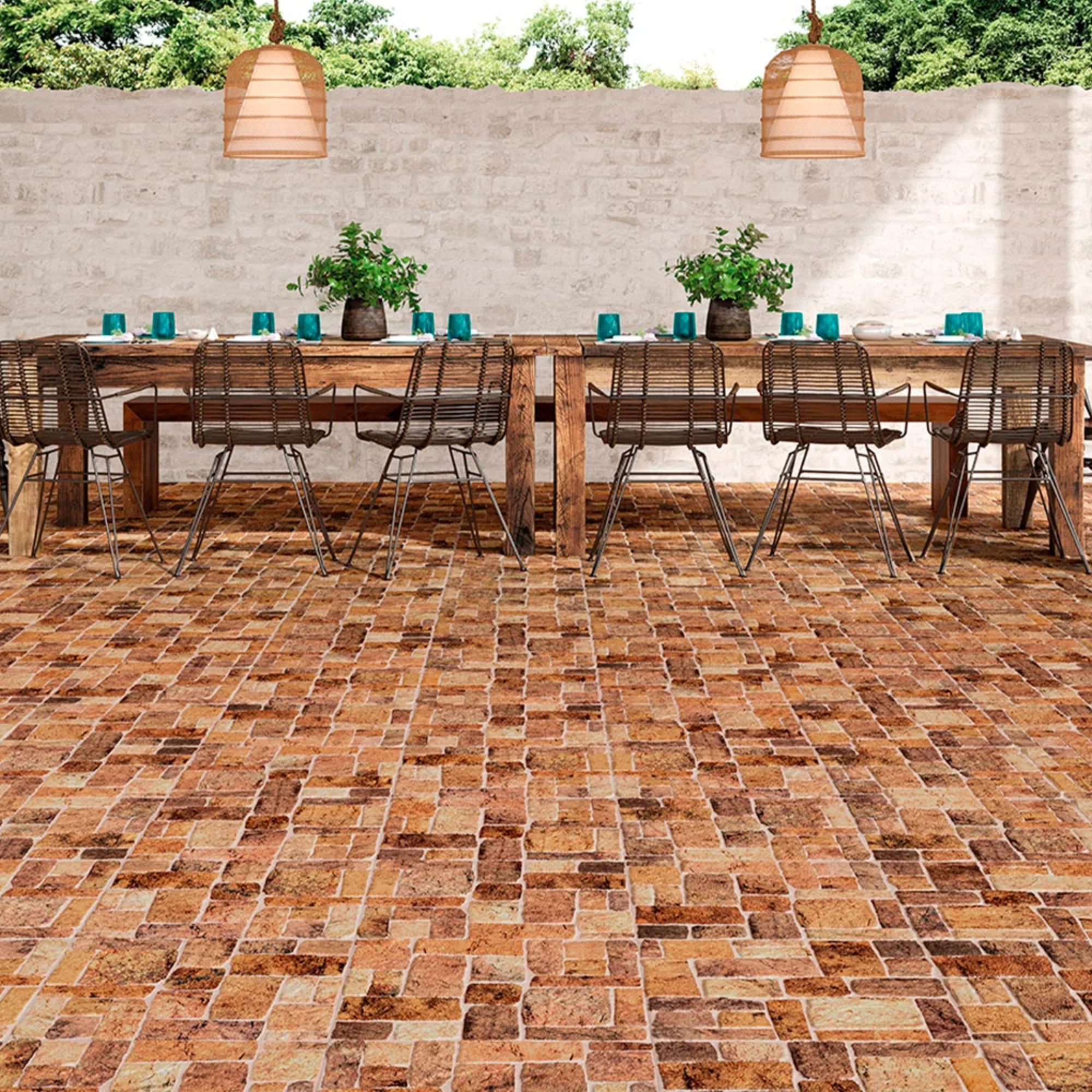 Piso Cerámico Rocce FD Mix 44×44 cm Lamosa — LROCNUE14HX (caja de 1.92 m²) Ferretería Onofre Piso cerámico Rocce FD Mix 44x44 cm Lamosa LROCNUE14HX de diseño rústico multicolor