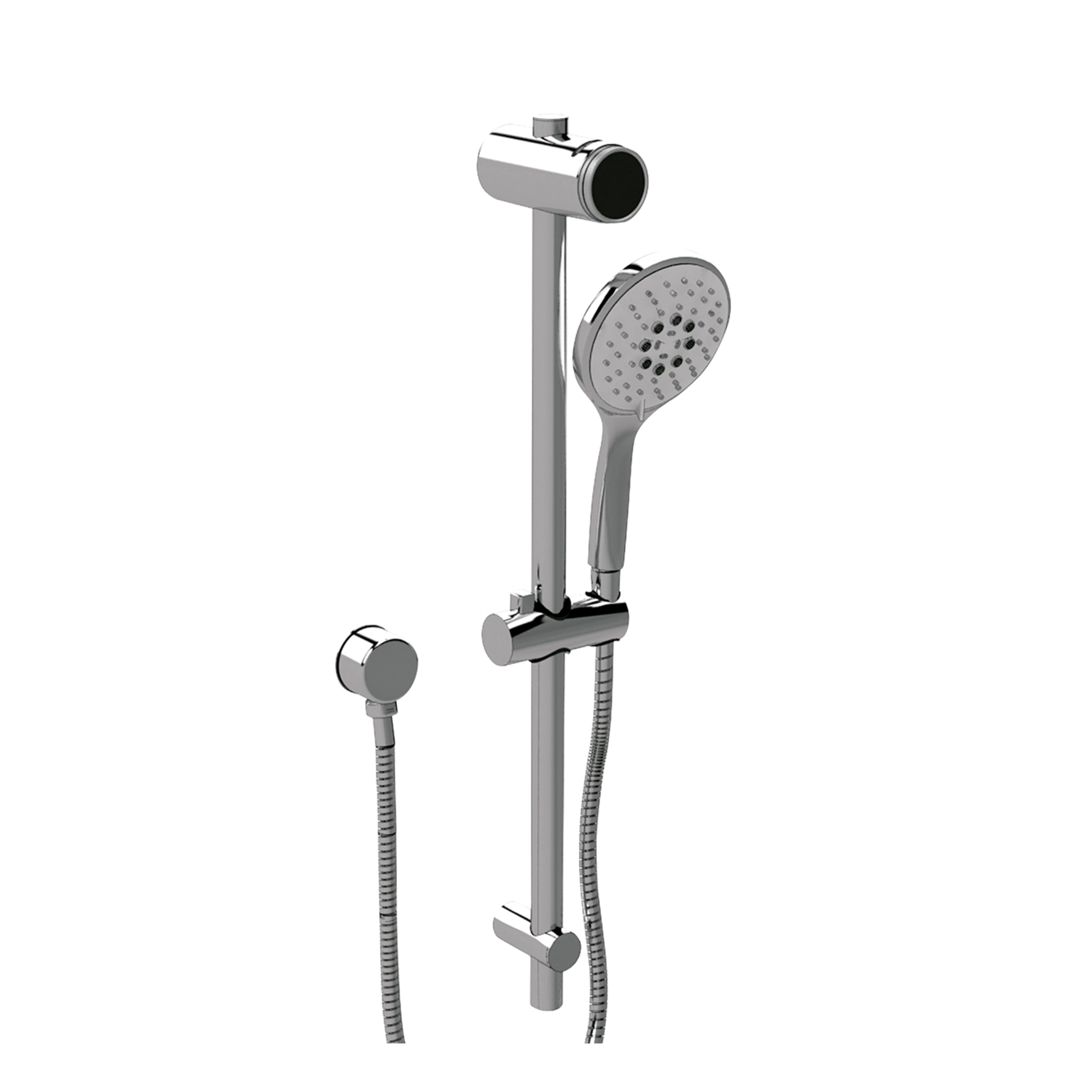 Regadera manual Helvex RMB-30 con bocina integrada en acabado cromo