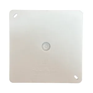 Tapa blanca para caja de registro eléctrica de 1/2" marca Poliflex