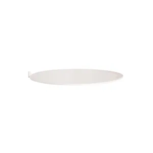 Tapa higiénica redonda blanca de PVC flexible Fleximatic 2277 para coladera de baño