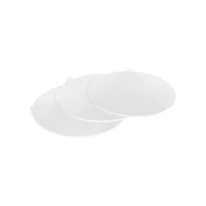 Tapa higiénica redonda blanca de PVC flexible Fleximatic 2277 para coladera de baño