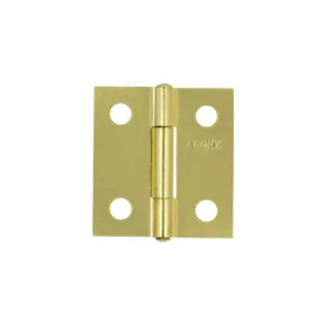 Bisagra alargada latonada Ferky BA1.5-L de 1.5 x 1.4 pulgadas